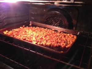 Chia Seasoned Sweet Potatoes